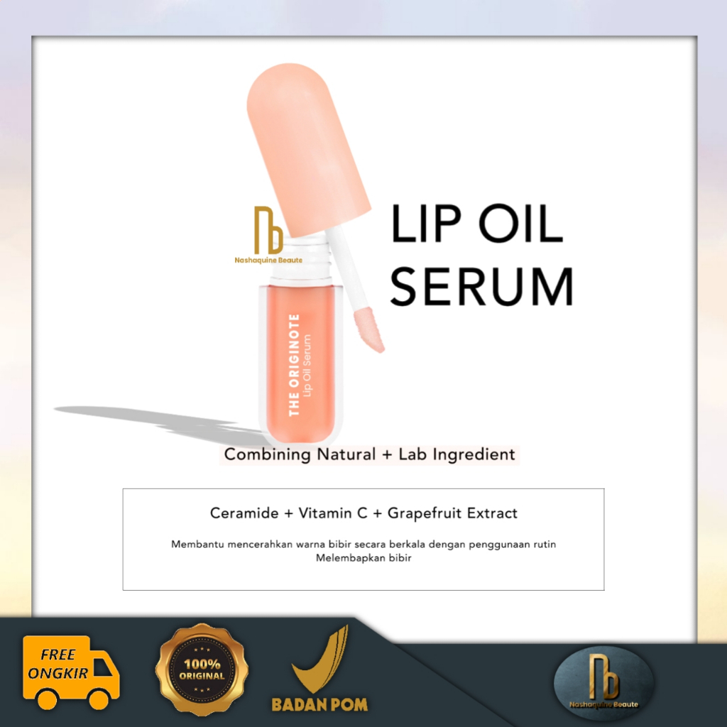 The Originote Lip Oil Serum - Serum Bibir