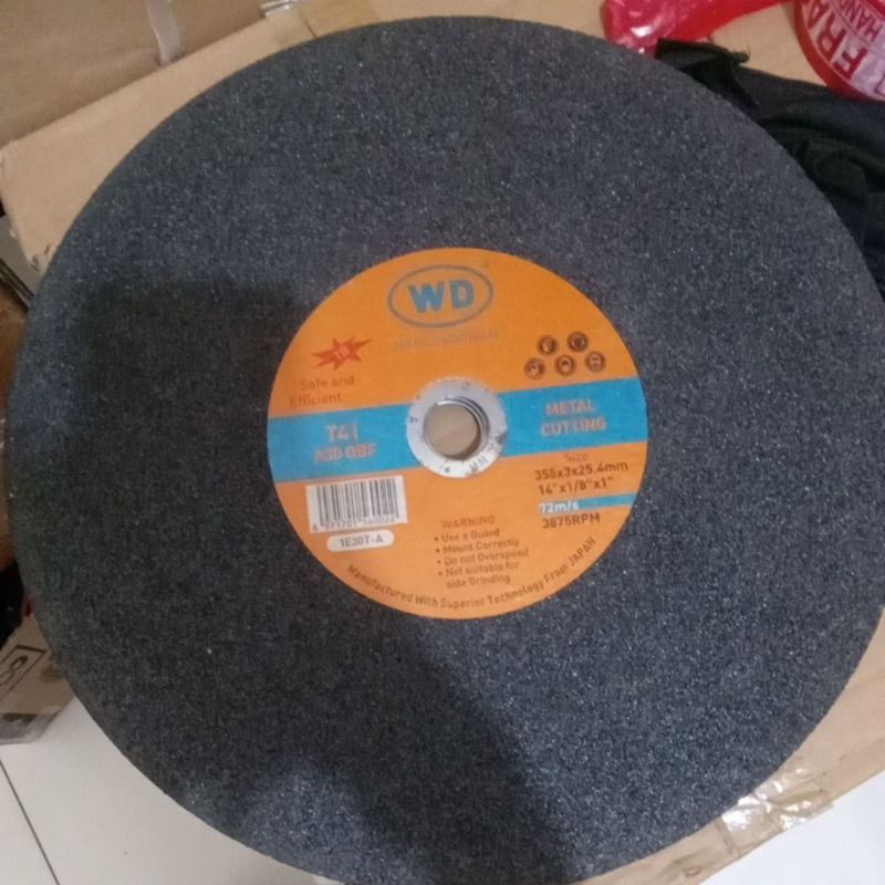 WD / CP  MATA GERINDA POTONG 14 INCH BATU GERINDA 14 INCH MATA CUTTING WHELL POTONG BESI,ALUMUNIUM