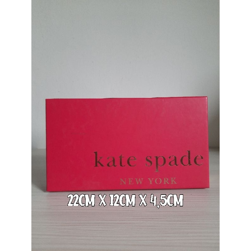 hard box kate spade original / kotak dompet kate spade