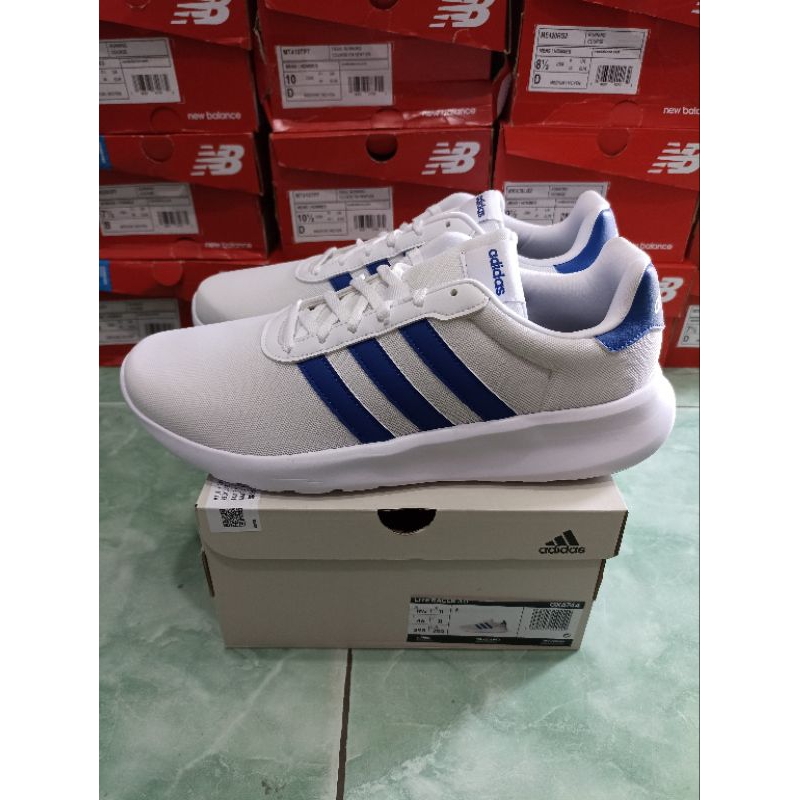 Adidas Lite Racer 3.0 GX6744 Sepatu Original Putih Biru