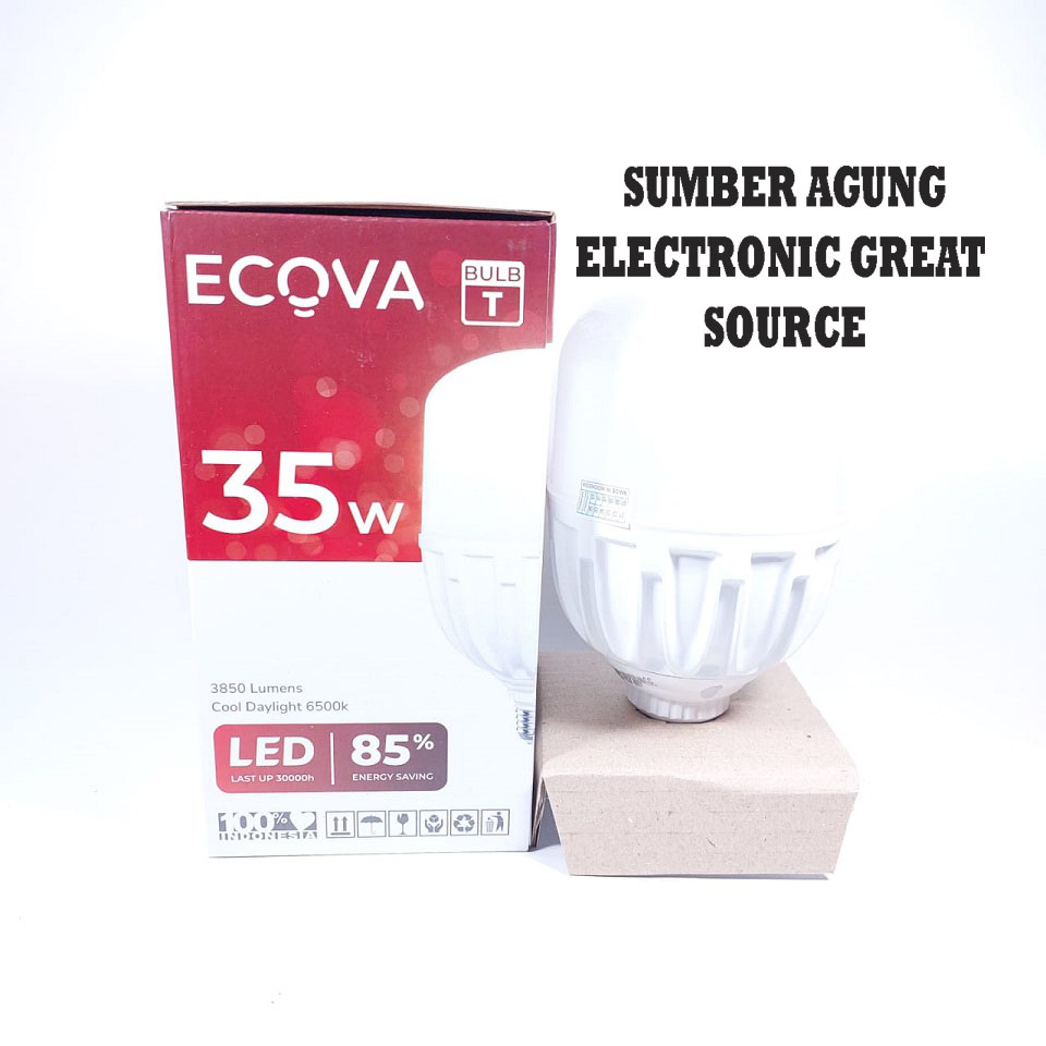 Ecova Lampu LED Capsule Tabung 35W Bulb T Lampu Hemat Listrik Anti Konslet