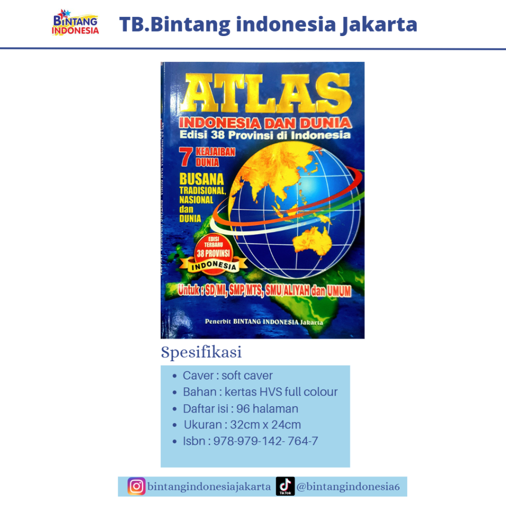 buku ATLAS besar 38Provinsi