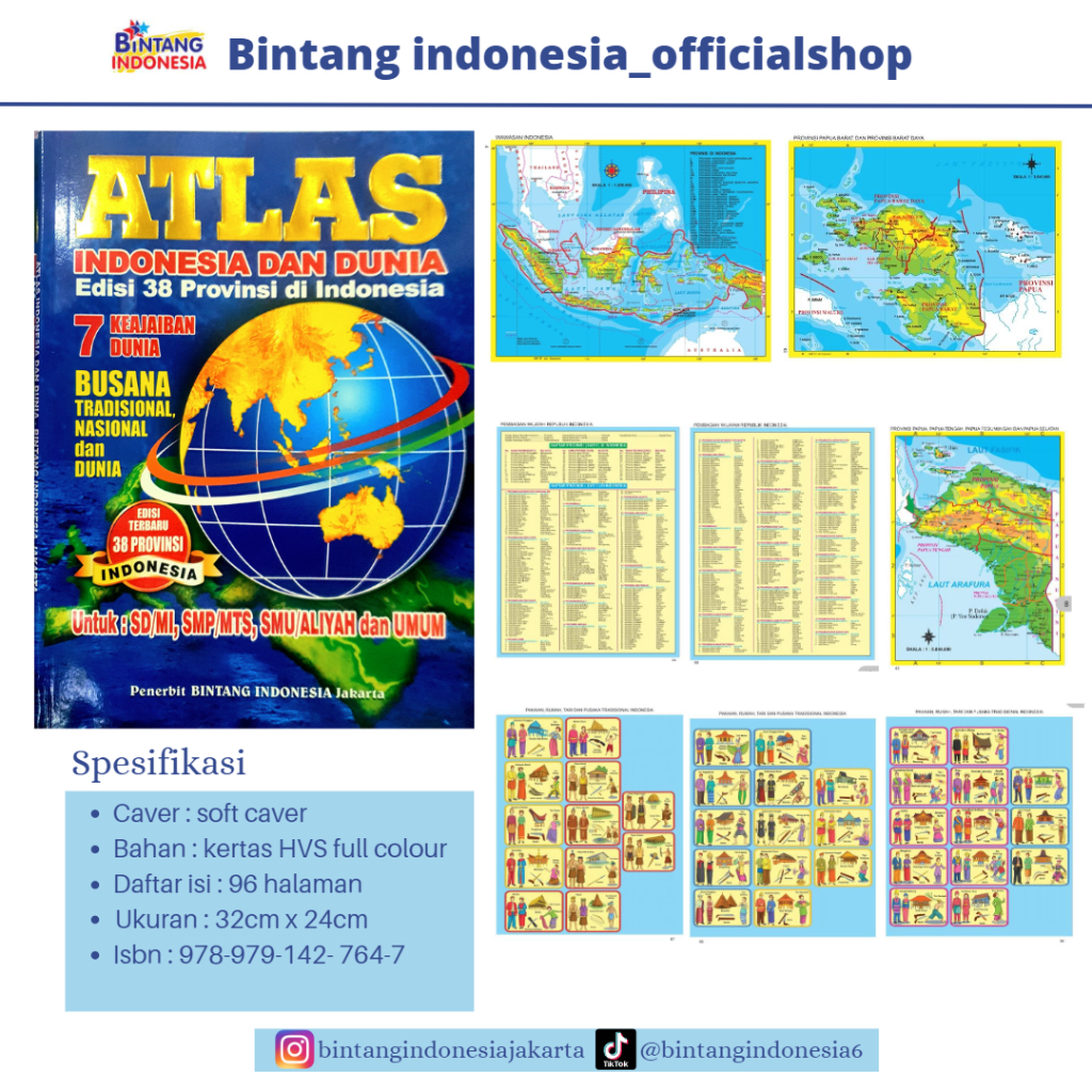 buku ATLAS besar 38Provinsi