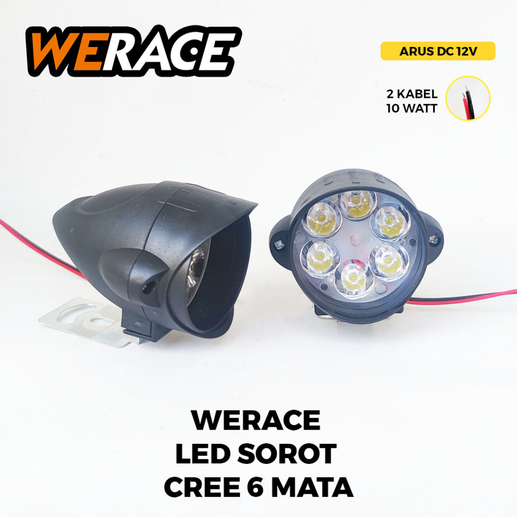 [WERACE] LAMPU TEMBAK SOROT CREE 6 MATA /8 MATA /15 MATA  / HARGA PER BIJI (SATUAN)