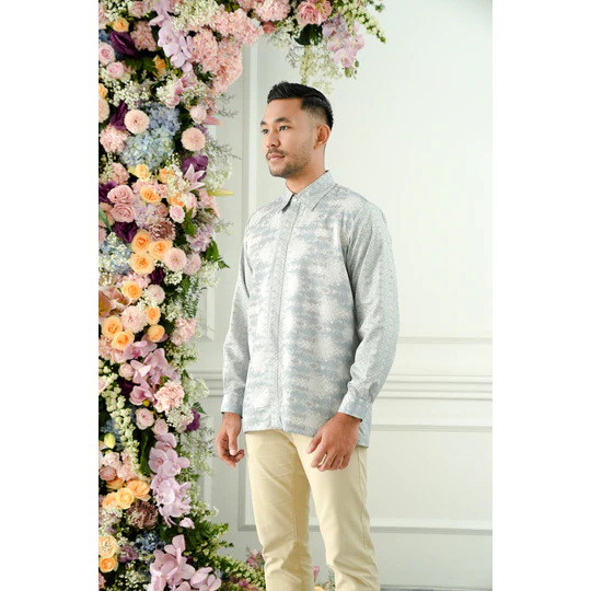 Anyelir Long Shirt Men Donggala SIZE M BY WEARING KLAMBY