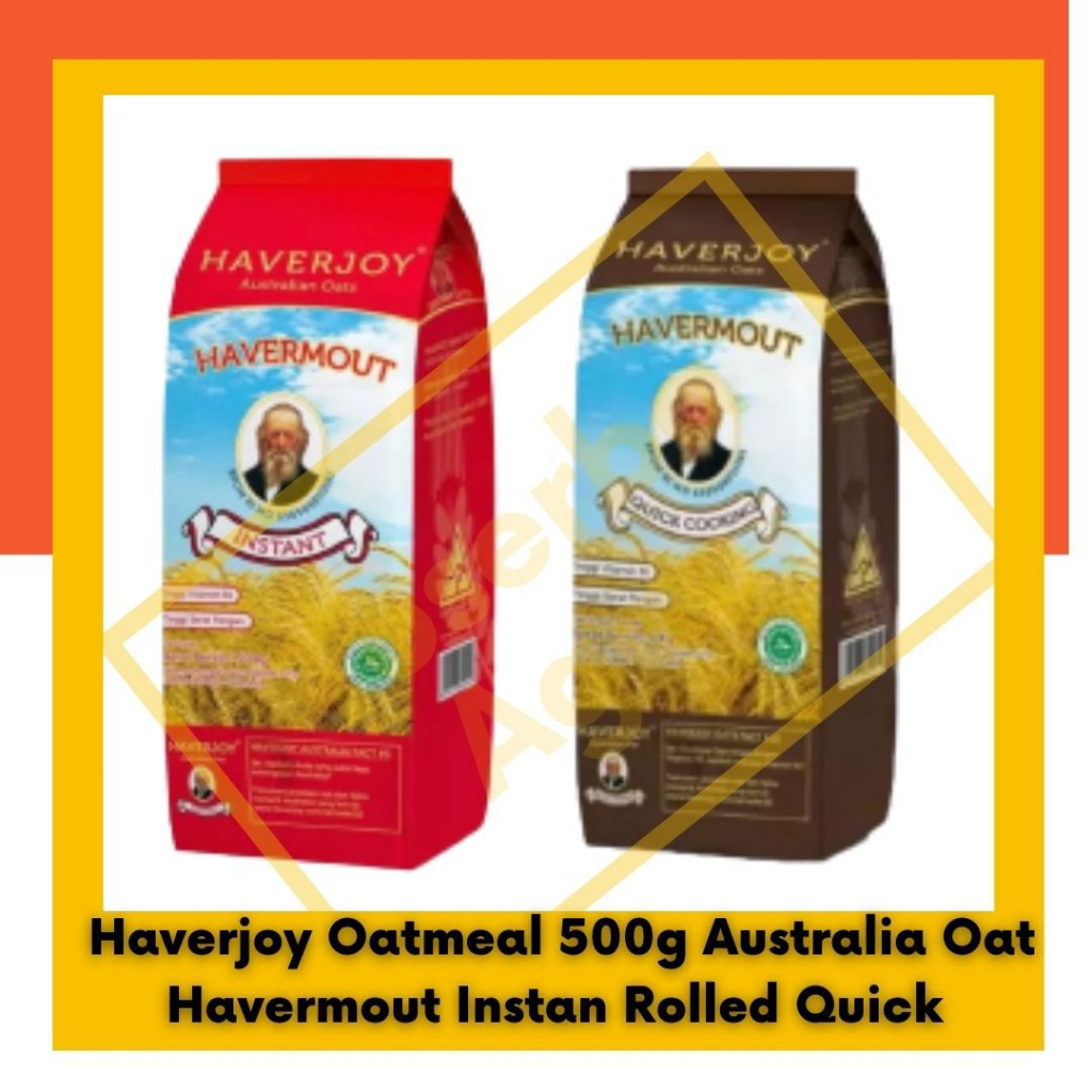 Haverjoy Oatmeal 500g Australia Oat Havermout Instan Rolled Quick