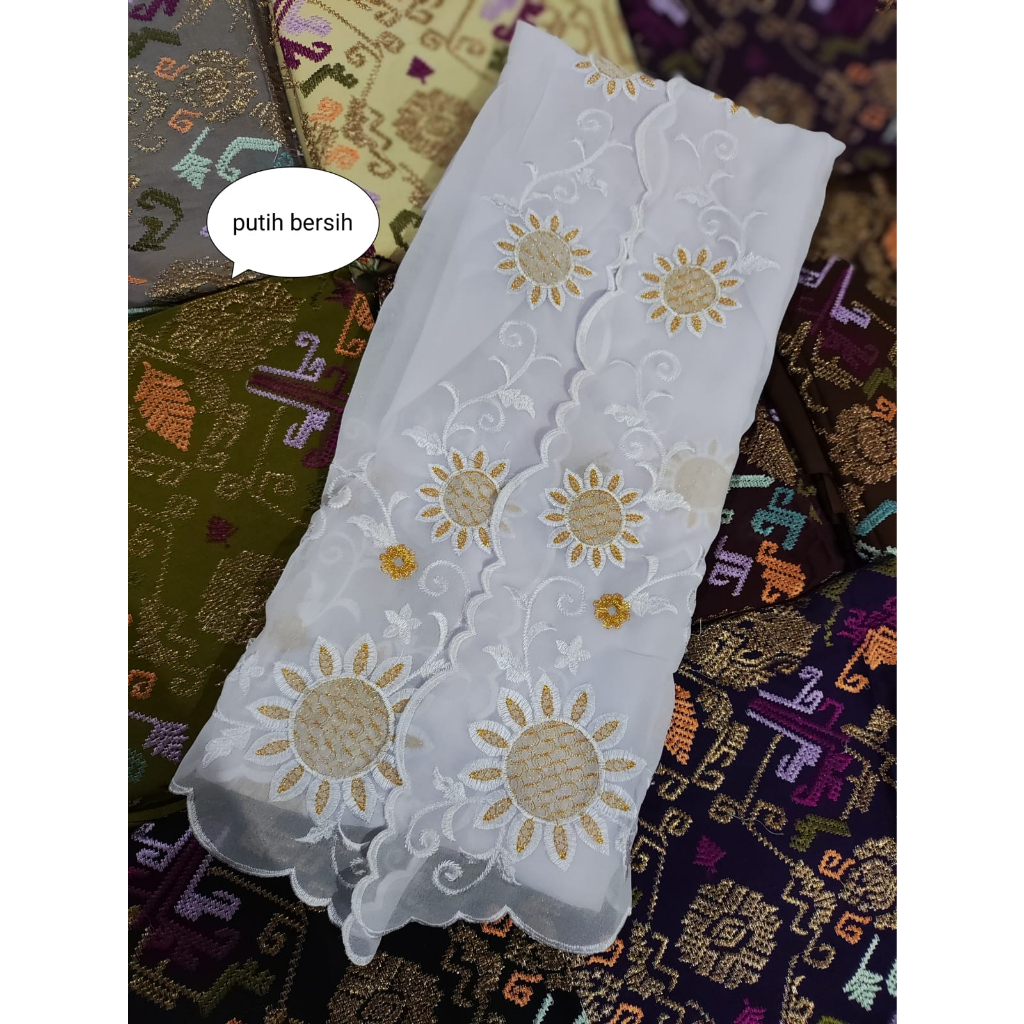 kain kebaya bordir sutra cref