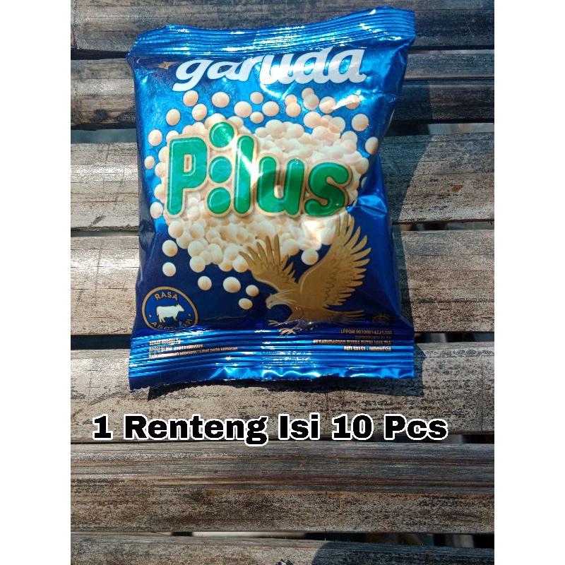 

Snack Pilus Garuda Rasa Abon Sapi 1 Renteng Isi 10 Pcs