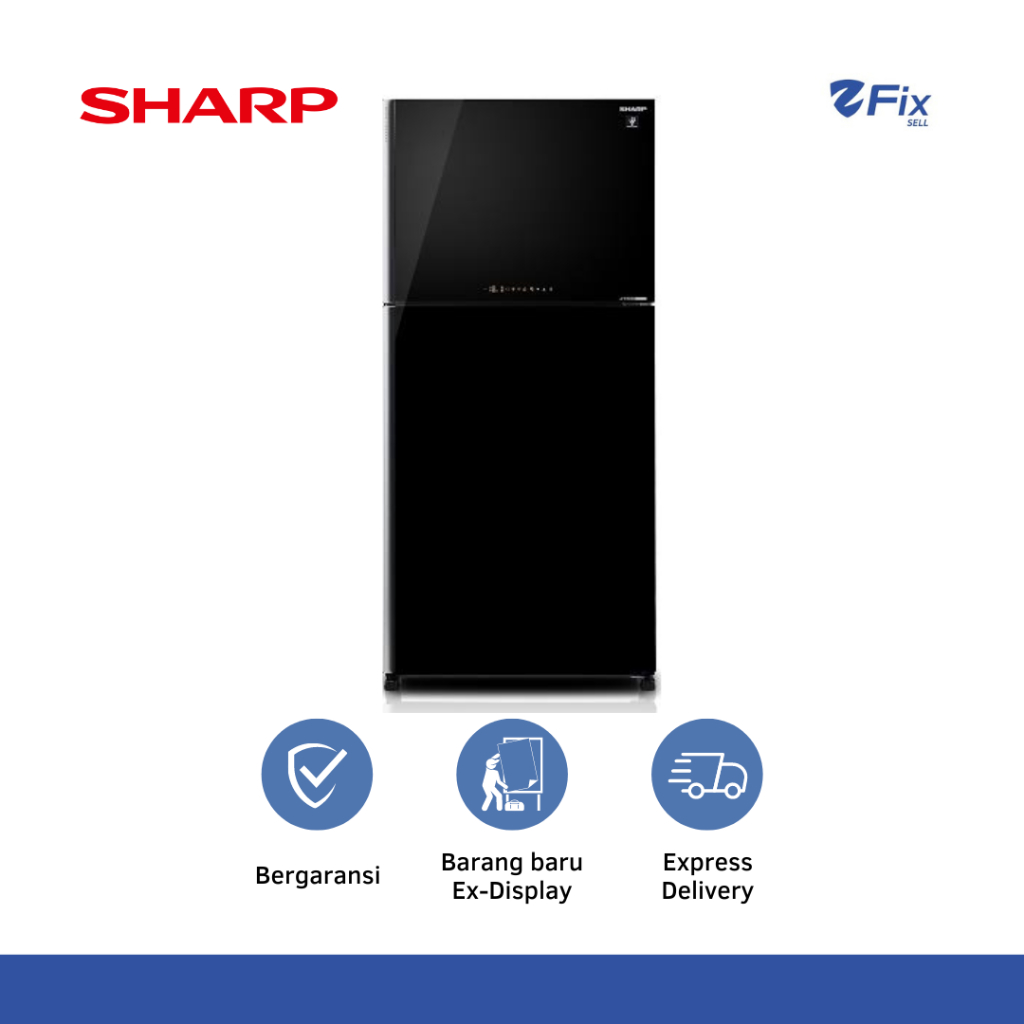 Kulkas Sharp 2 Pintu Jumbo SJ-IG963PG-BK - 232