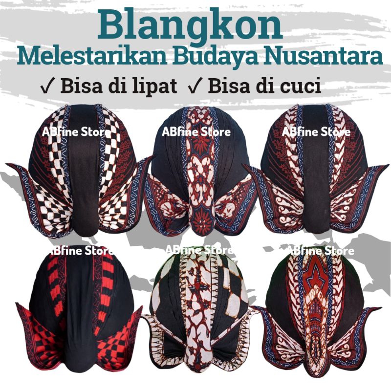 BLANGKON MATARAM LIPAT ALUSAN CUCI ANAK DEWASA