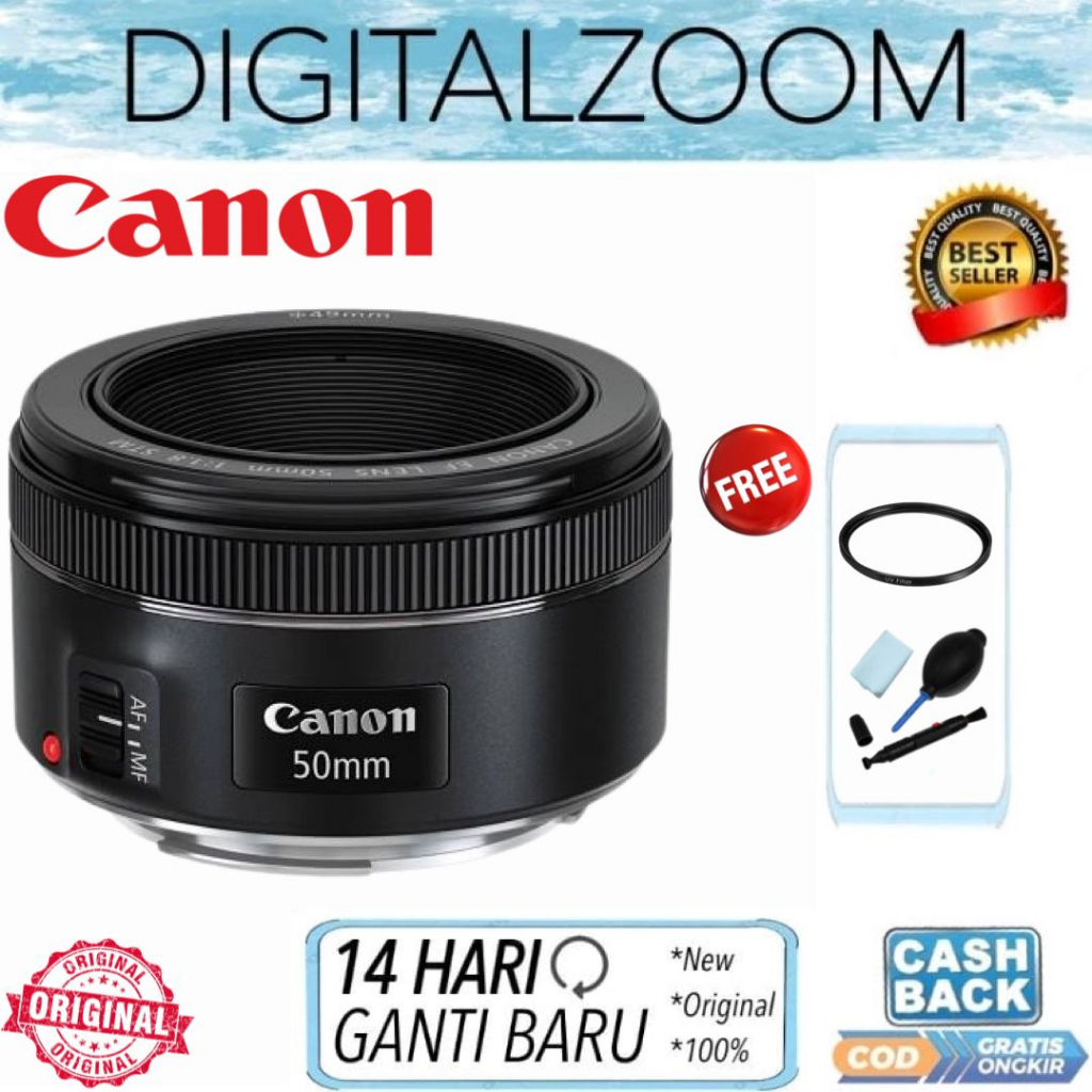 LENSA CANON 50MM F1.8 STM - LENSA FIX CANON