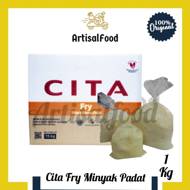 

margarin CITA FRY 1 Kg minyak goreng padat frying fat TIMB