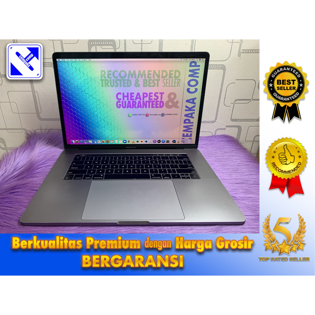 MacBook Pro Retina 15 2016 Core i7 16GB SSD 512GB VGA AMD Garansi