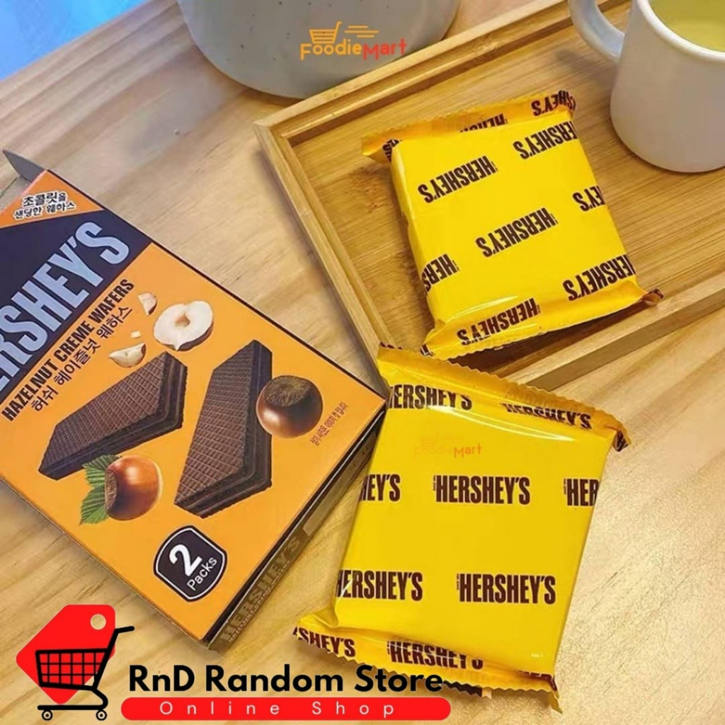 

Hershey's Korea Hersheys Hazelnut Creme Wafers 63gr | Mini Wafer Cream