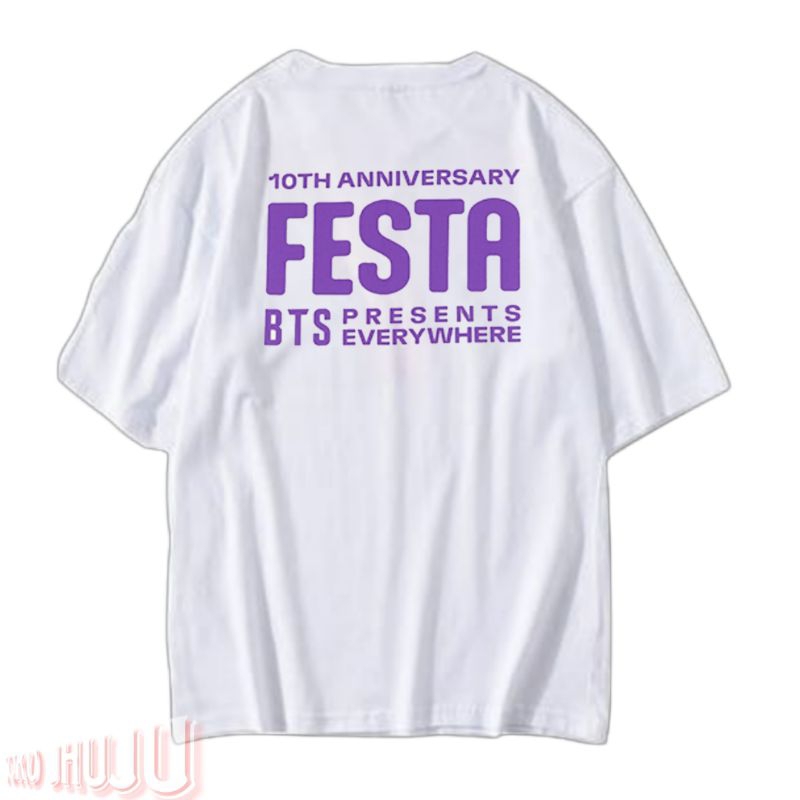 Kaos Jungkook Bangtan 10th Anniversary Festa Presents Everywhere