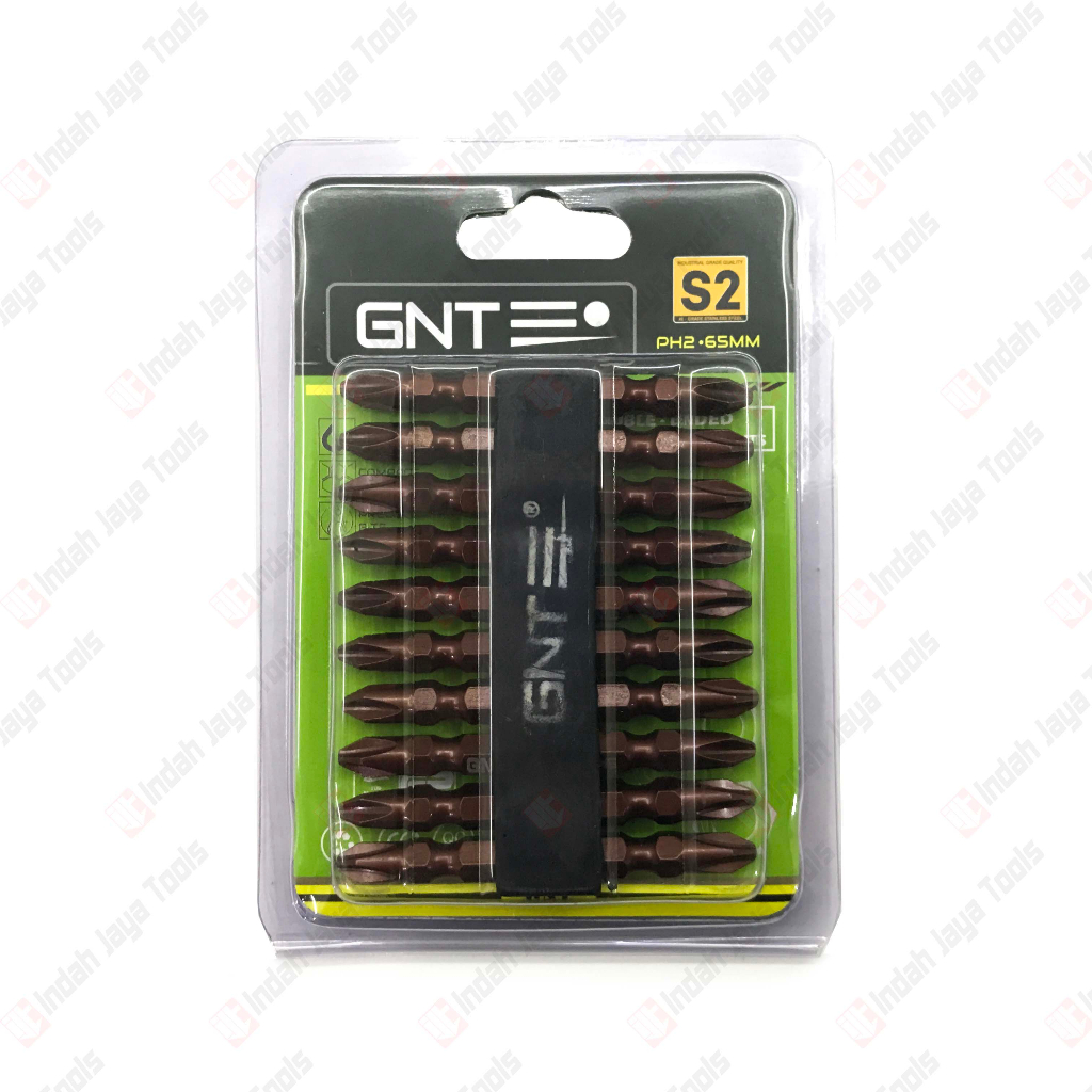 GNT Screwdriver Bit Magnet PH2 x 65 mm PLUS MIN Mata Obeng Angin Bor