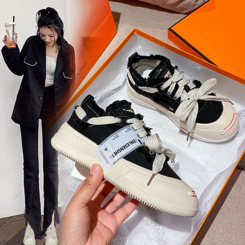 COD Sneakersdaily 782 Sepatu Sneakers Kanvas Wanita Premium Casual Kanvas Fashion Korea