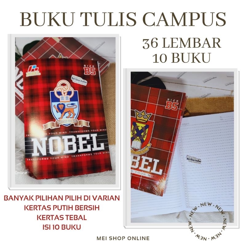 

Isi 10 Buku Tulis Campus 36 lembar murah