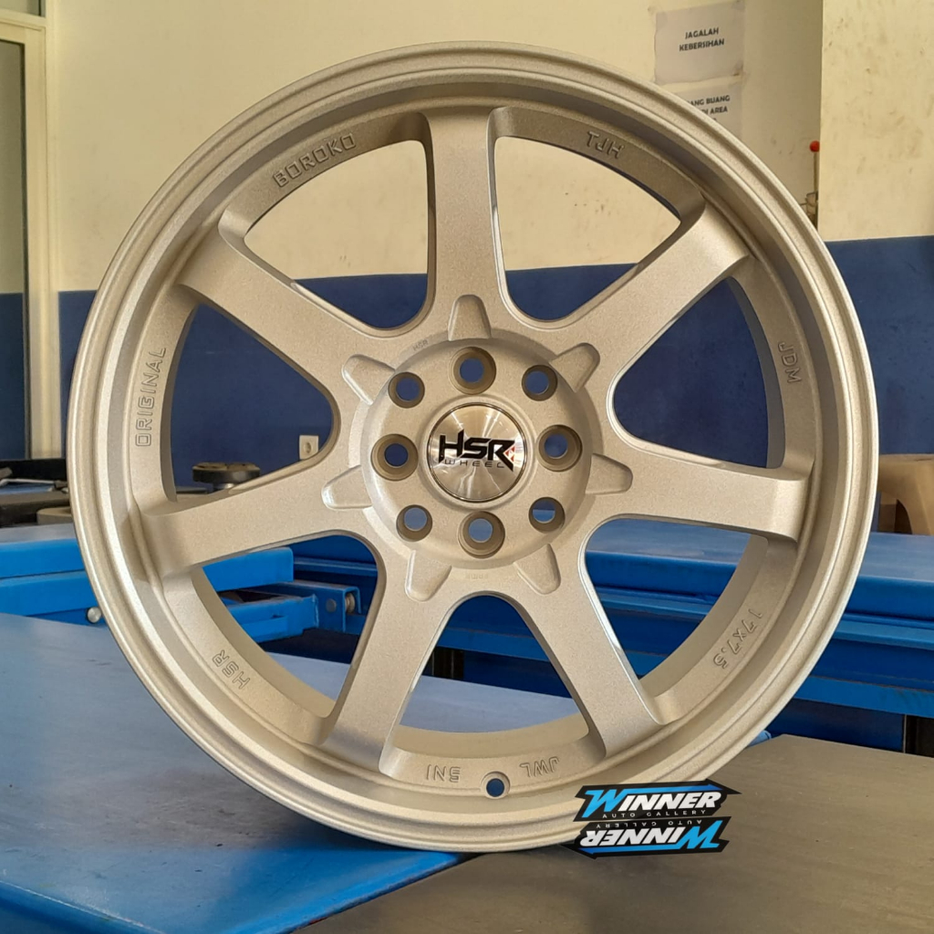 Velg Racing Mobil Nissan Livina Ring 17 | Velg Hsr Boroko Tjh R17 Sandy Bronze