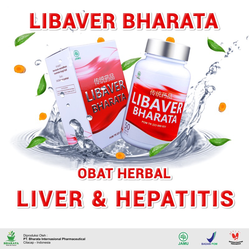 

Obat Liver dan Hepatitis - Libaver Bharata - Kemasan 500mg Isi 50 Kapsul BPOM - 100% Bergaransi Original