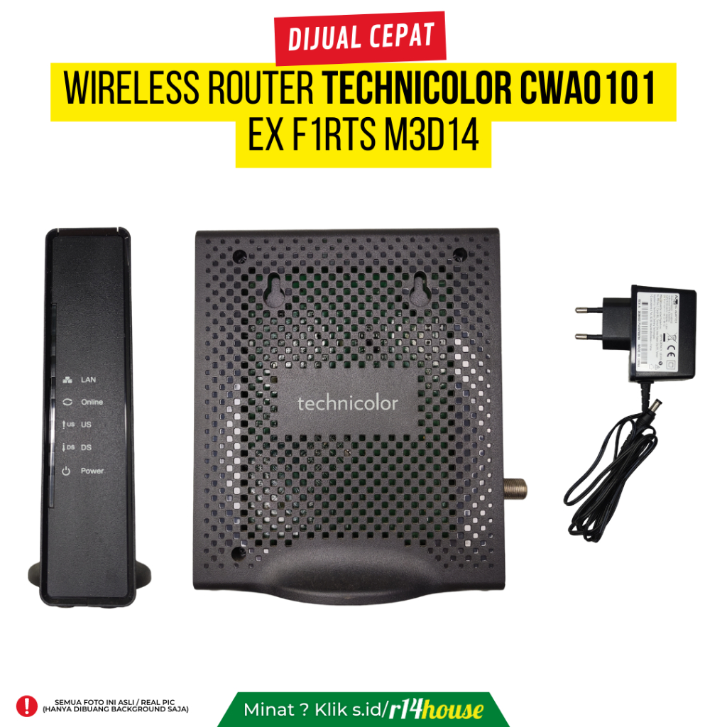 WIRELESS ROUTER TECHNICOLOR CWA0101 EX F1RTS M3D14