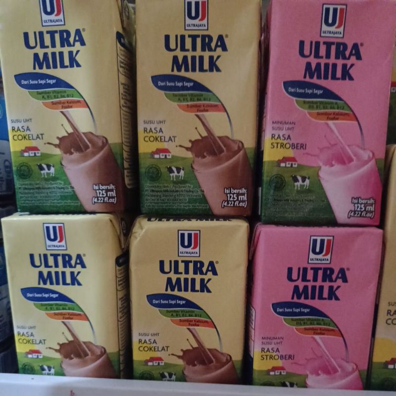 

susu UHT ultramilk 125ml