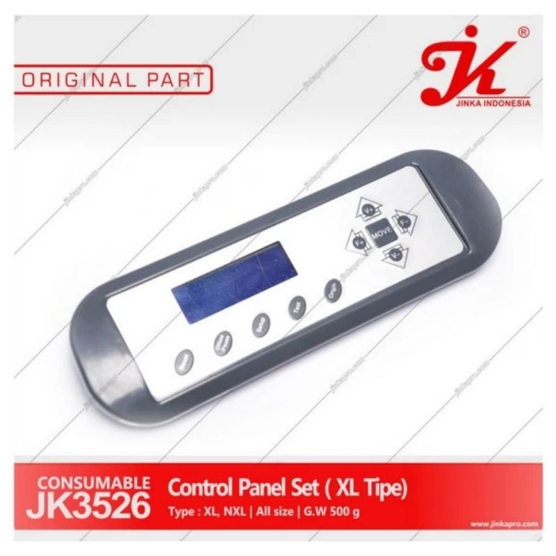 Control Panel Set Mesin Cutting JINKA XL NXL Pro