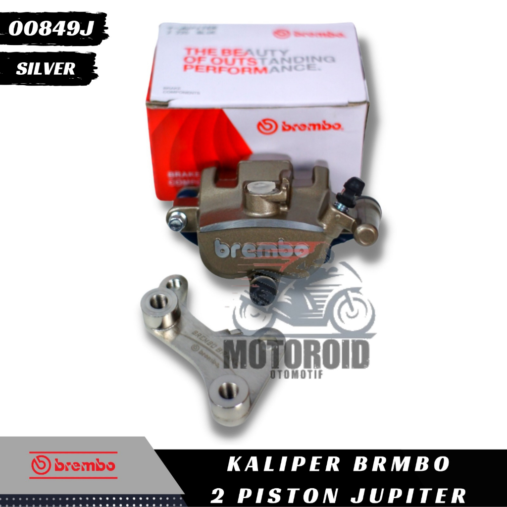 Kaliper Jupiter Z 2P Caliper Samurai Kanan Piston Breket Cnc BRB Colour