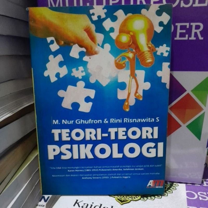 

teori teori psikologi nur ghufron