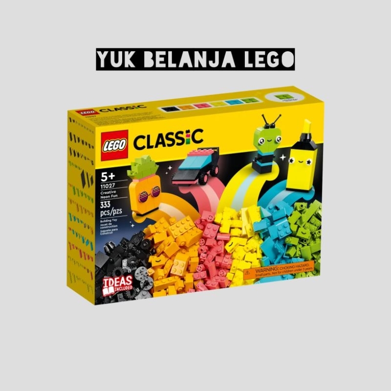 LEGO Classic 11027 Creative Neon Fun (333 pieces)