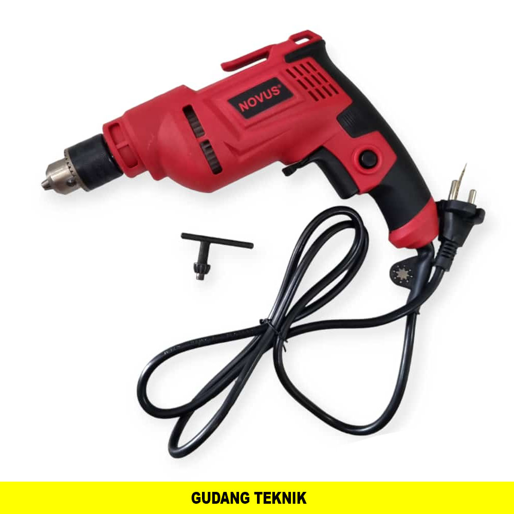 Mesin Bor Tangan Listrik Murah 10mm Bolak Balik / Electrik Drill Bor Besi Kayu