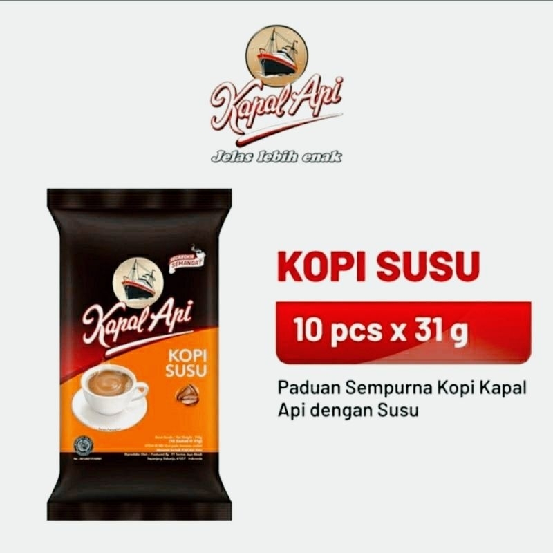 

kopi kapal api susu 1 renteng