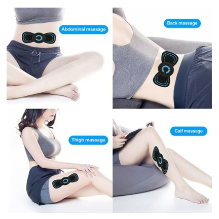 terapi mini pad elektrik / terapi mini pad pria wanita / alat pijat leher mini / alat pijat leher te