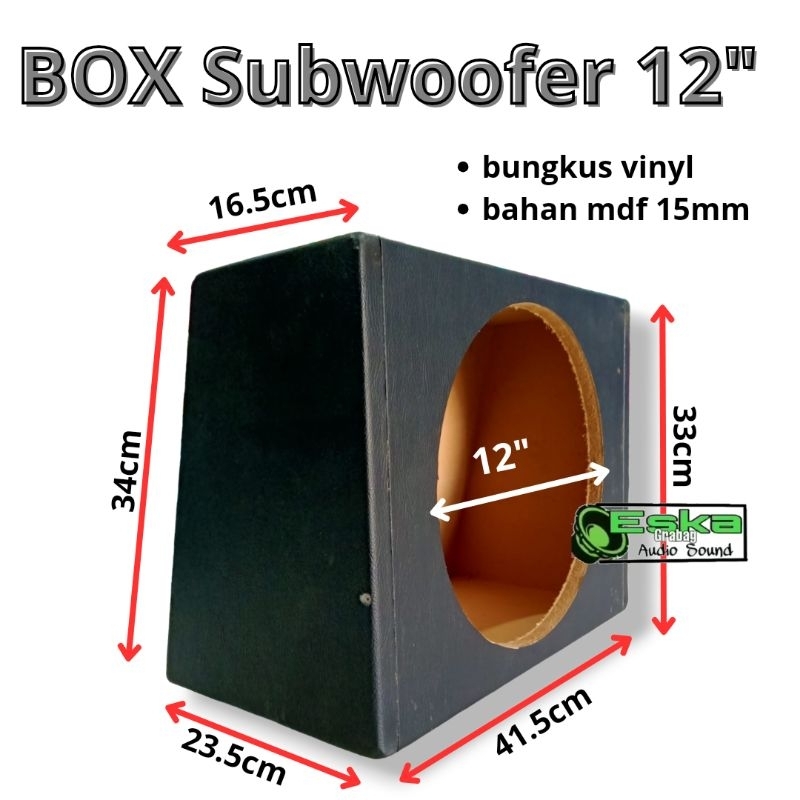 Box subwoofer 12 inch MDF box speaker mobil 12 inch universal Box Avanza 12 inch