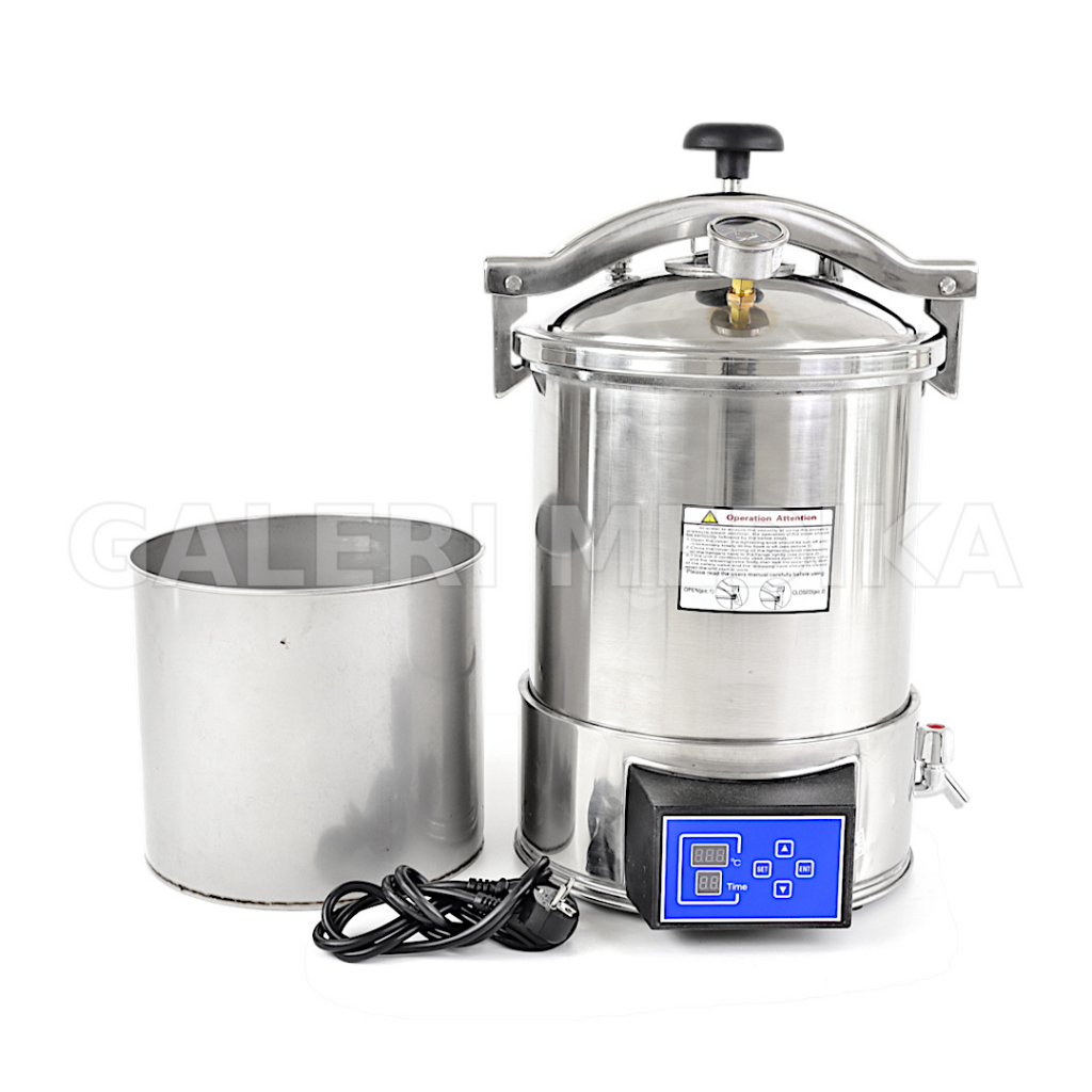 Autoclave GEA YX-18HDD Pressure Steam Sterilizer Dengan Timer - Alat Sterilisasi