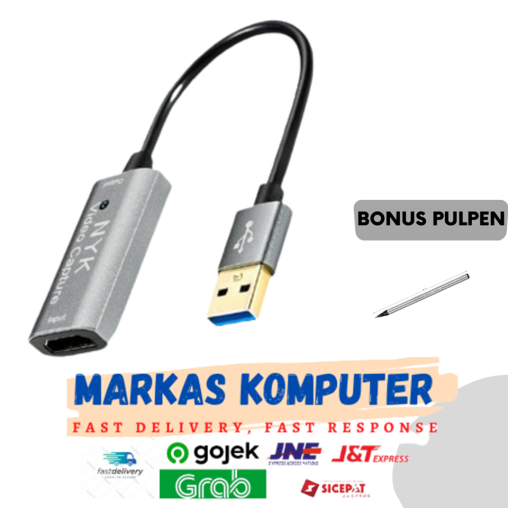 USB 3.0 HDMI VIDEO CAPTURE STICK 4K 1080P WITH CABLE