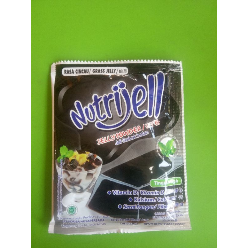 

Nutrijel Rasa Cincau 15g