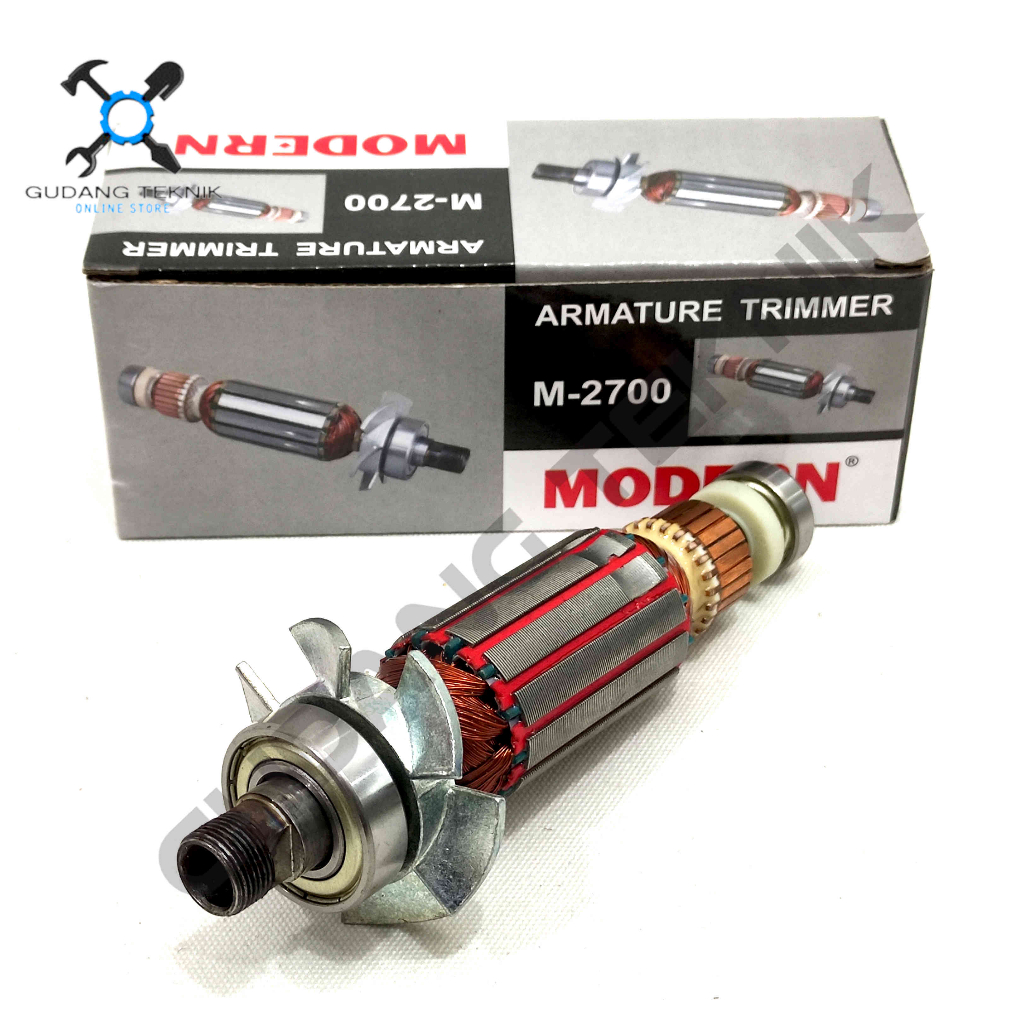 (ARMATURE/ANGKER) ARMATURE Mesin Trimmer M2700 MODERN / ANGKER Mesin Profil Trimer Kayu M-2700 MODERN