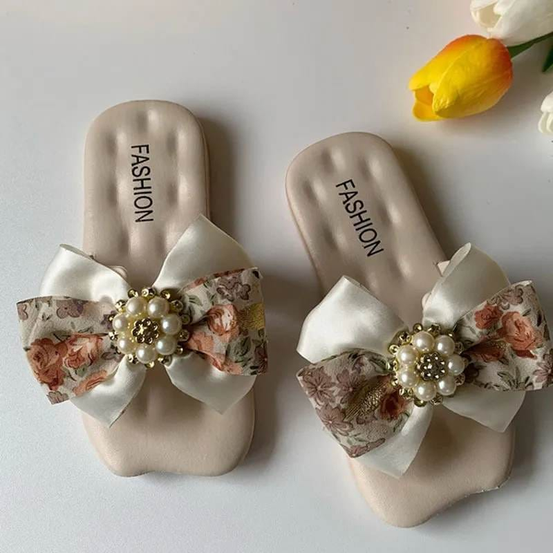 Sandal Anak Perempuan Feminine Flower Motek