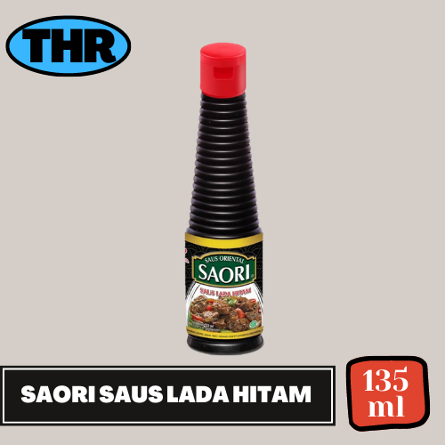 

Saori Saus Lada Hitam Botol 135ml