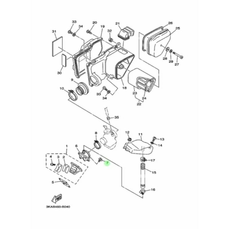 BAUT SET INTAKE MANIFOLD RX KING ORIGINAL