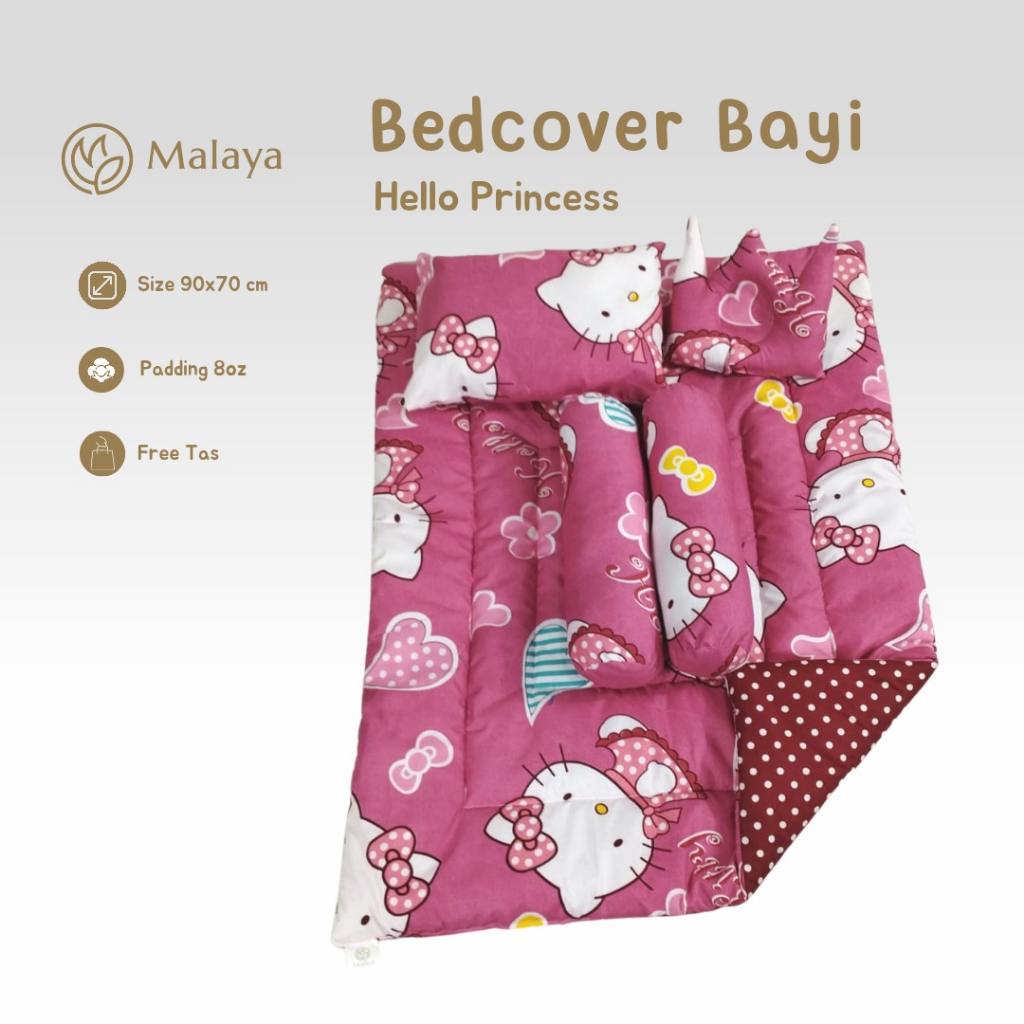 BEDCOVER BAYI SET / BEDCOVER BABY SET UK 90 X 70 MIKRO / PERLENGKAPAN TIDUR BAYI BARU LAHIR