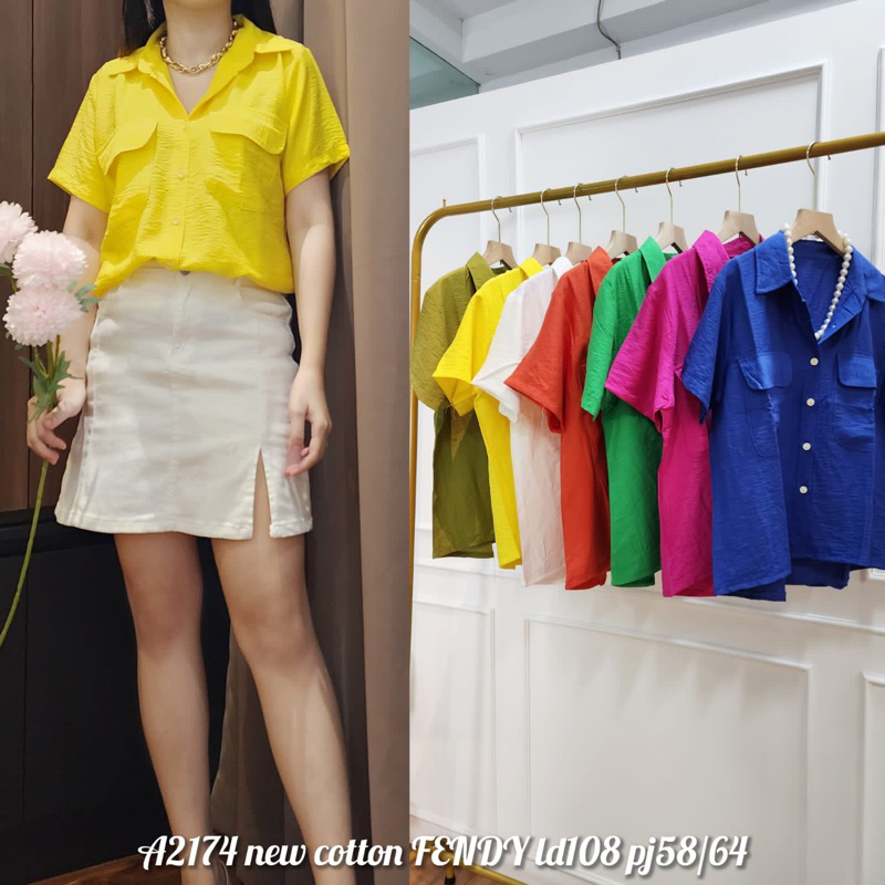 Homewear Premium Basic oversized Blouse/ Kemeja linen