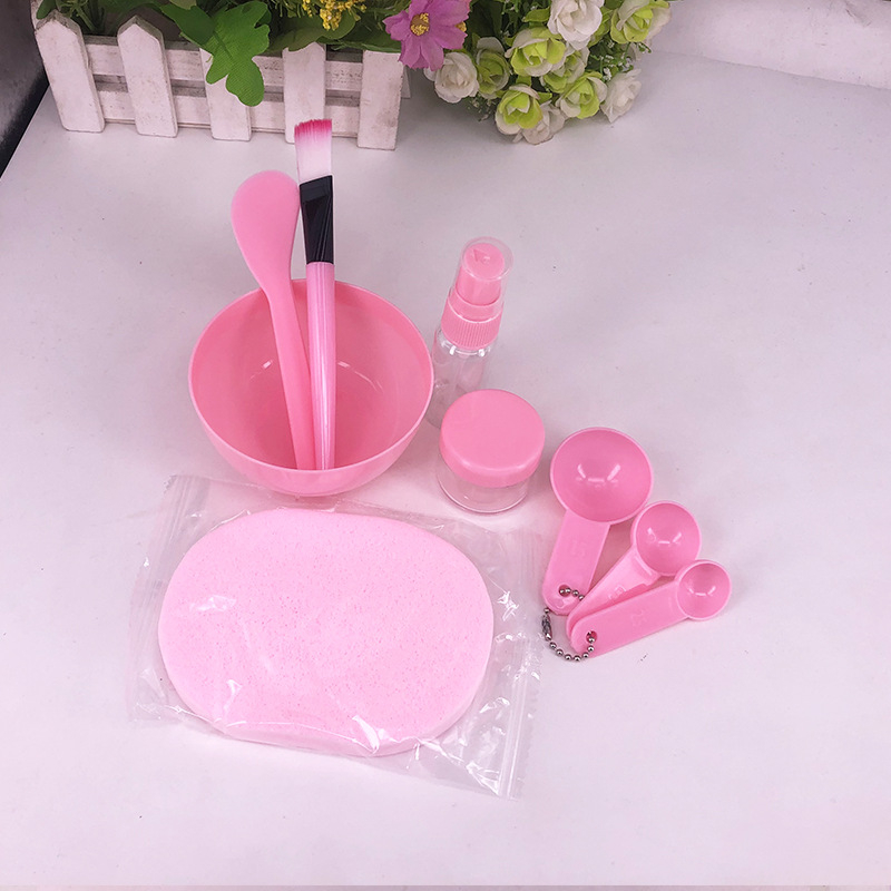 DOMMO - D8008  Mangkok Masker Set 9 in 1 / Kuas Alat Make Up / Mask Bowl / Mask Tool / Kecan / Set Alat Masker 9 in ! / Mangkok Masker 9 in 1 Import