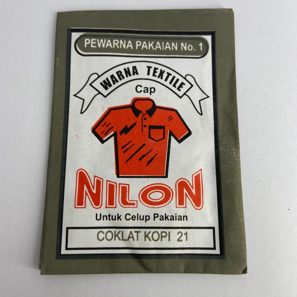 Wenter Wantex NILON Warna Coklat Kopi Bubuk Powder Serbuk Wantek Pewarna Textil Kain Pakaian Baju Ka