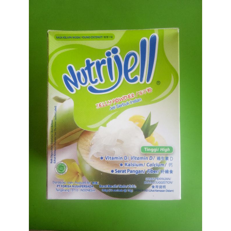 

Nutrijel Rasa Kelapa Muda Isi 12 Sachets 180g