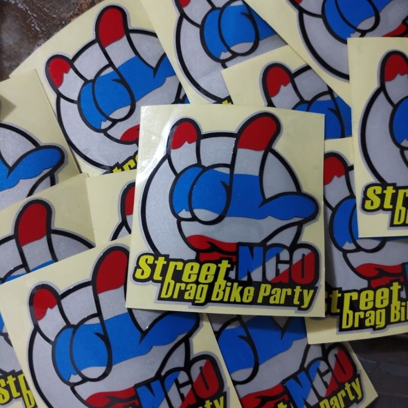 STIKER CUTTING STICKER THAILAND STREET DRAG PARTY NGO KUALITAS TERBAIK TER MURAH