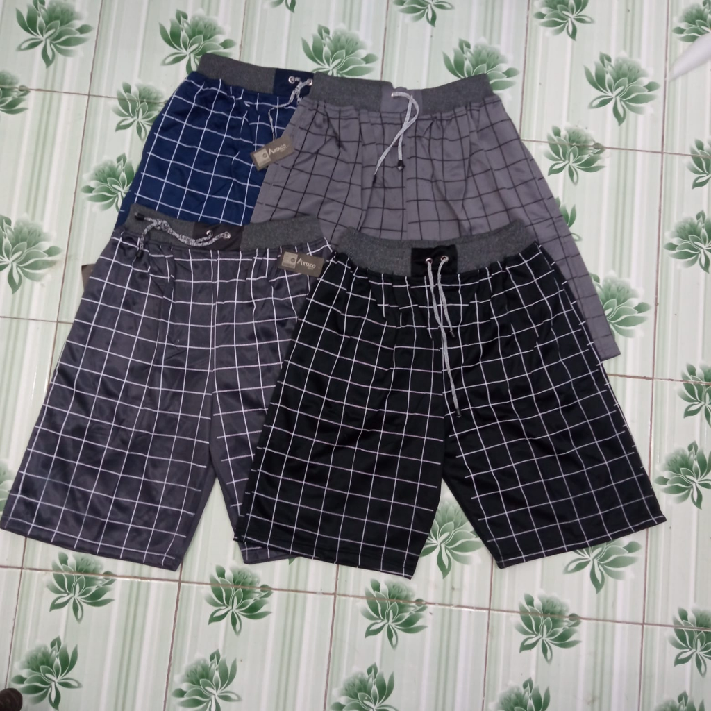 Celana Pendek Pria Celana Tartan Pendek Pria Celana Pendek Tartan