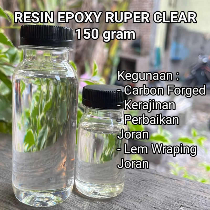 PAKET EPOXY RESIN SUPER CLEAR 150gram