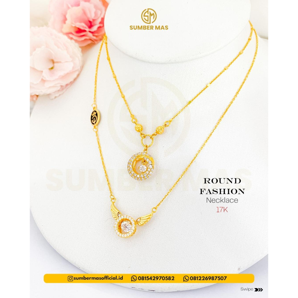 KALUNG ROUND FASHION 17K - SUMBER MAS